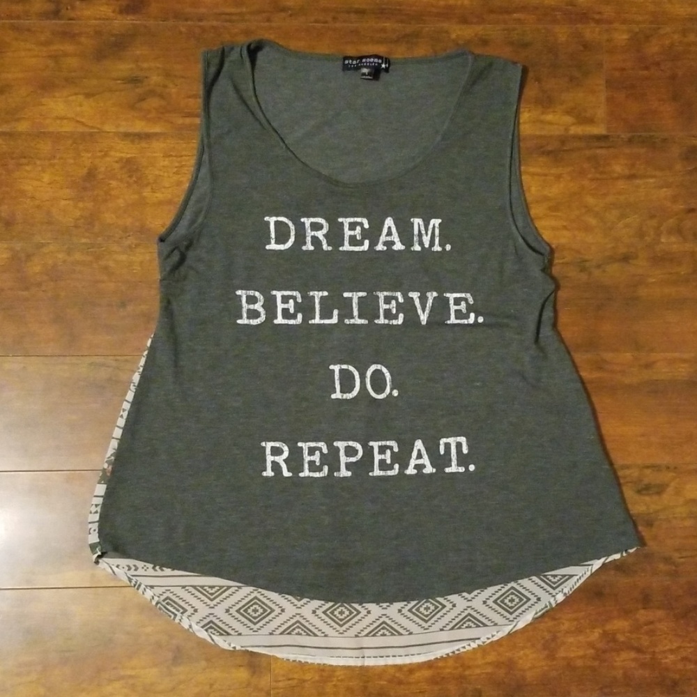 Dream Graphic High Low Tank